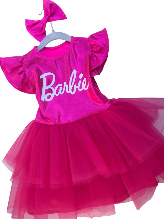 Vestido Barbie fucsia - Comprar en Diseños Pocket