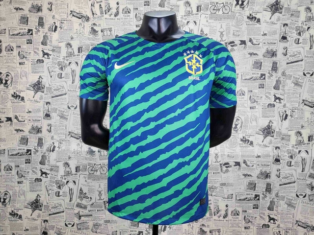 Camisa do Brasil pré-jogo 2022 - Shop Futebol