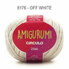 Kit linha Amigurumi cor Off-White 8176 c/ Agulha de Crochê Soft n. 4