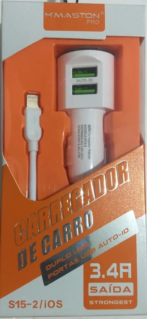 Carregador R Pido Veicular Ios H Maston S