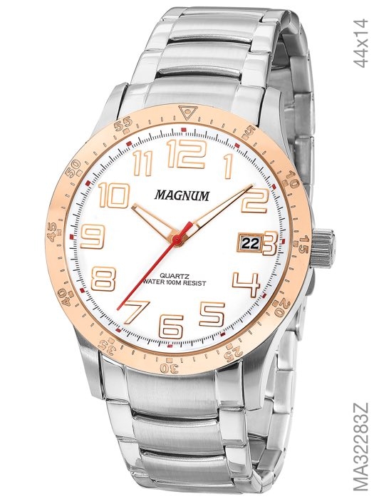 Relógio Magnum Prata Masculino