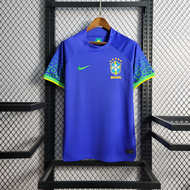 Camisa Reserva Brasil Azul (NEYMAR #10) copa 2022 - Masculina