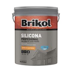 BRIKOL SILICONA PROF INCOLORO-4 LITROS