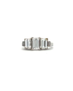 Lady Ring Platinum 950 and Diamonds 2.52 Ct