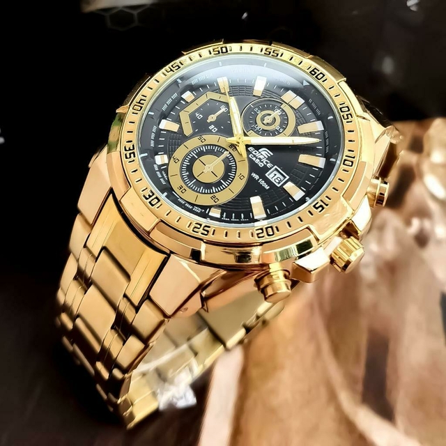 CASIO EDIFICE HOMBRE EFR-539 DORADO - Relojeria Gomez