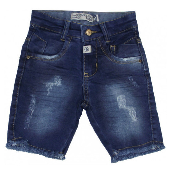 Short Jeans Infantil Gap Estonado Feminino - Azul