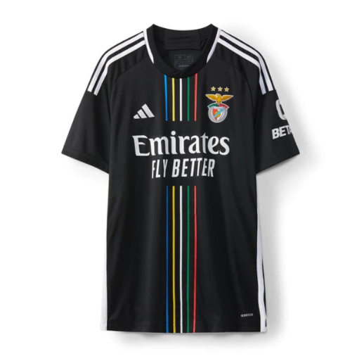 Camisa Benfica Torcedor Masculina Preto