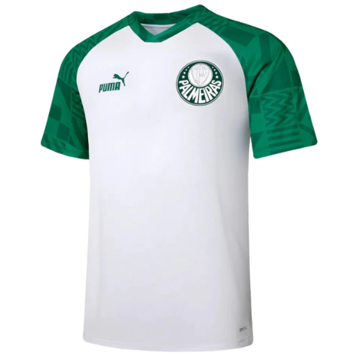 Camisa Palmeiras Treino Torcedor Masculina Branco