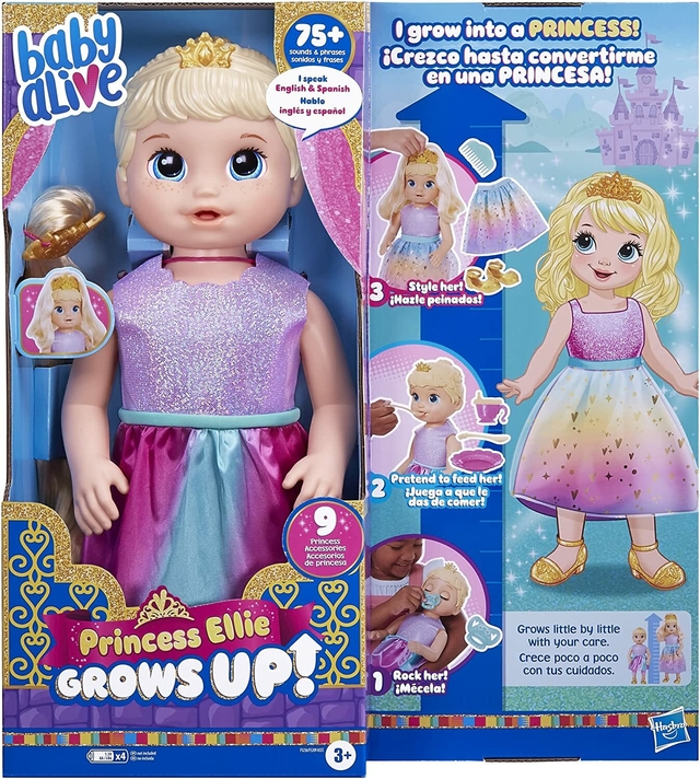 Conjunto Boneca Maquiagem Princesa Cabelo Styling Cabeça Playset Com Beleza  E Acessórios De Moda Para As Meninas