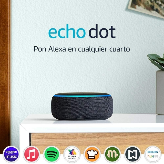 Combo Alexa 3RA generación y Tiras LED Inteligentes Bluetooth 10m