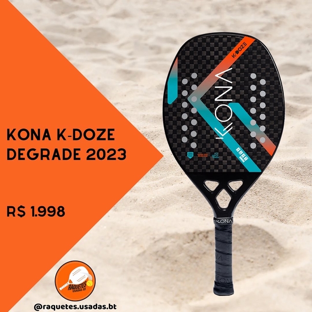 Raquete Beach Tennis Carbono 12k Total Pro Sunset + Capa