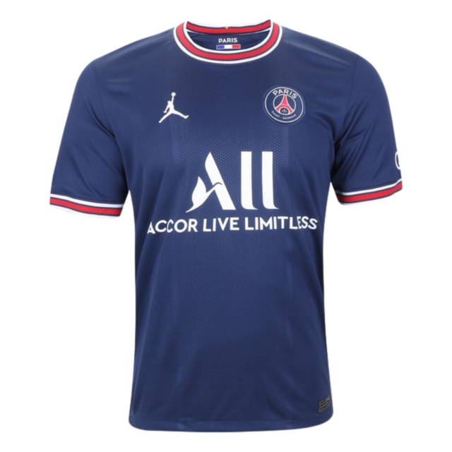 Camisa Paris Saint Germain Home 21 22 Torcedor Nike Masculina Marinh