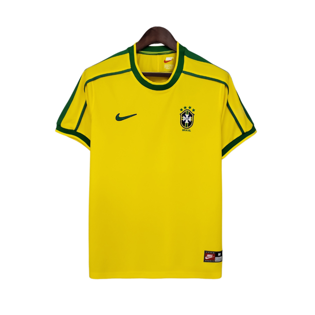 Camisa Pré Jogo Seleção Brasileira Nike Masculina - Azul