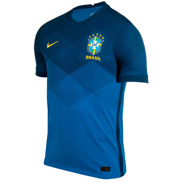 Camisa Seleção Brasil II 20/21 s/n° Torcedor Nike Masculina - Azul+amarelo