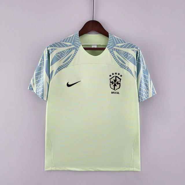 Camisa Brasil Seleção Brasileira Viagem Verde Piscina 2022 Nike