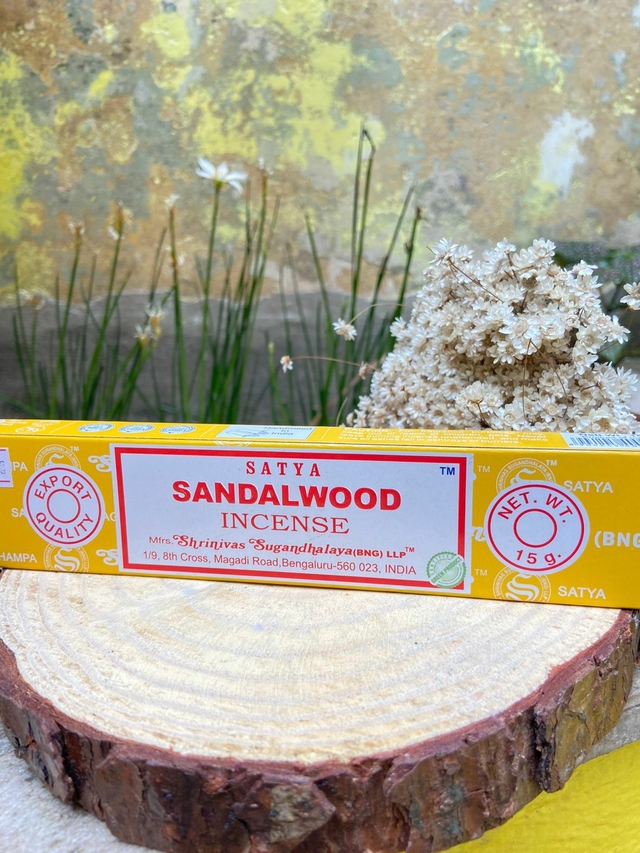 Incenso Massala Satya Sandalwood (Sândalo)