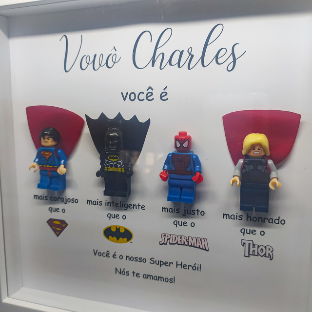 Quadro Personalizado com Lego - Comprar em Pibelle
