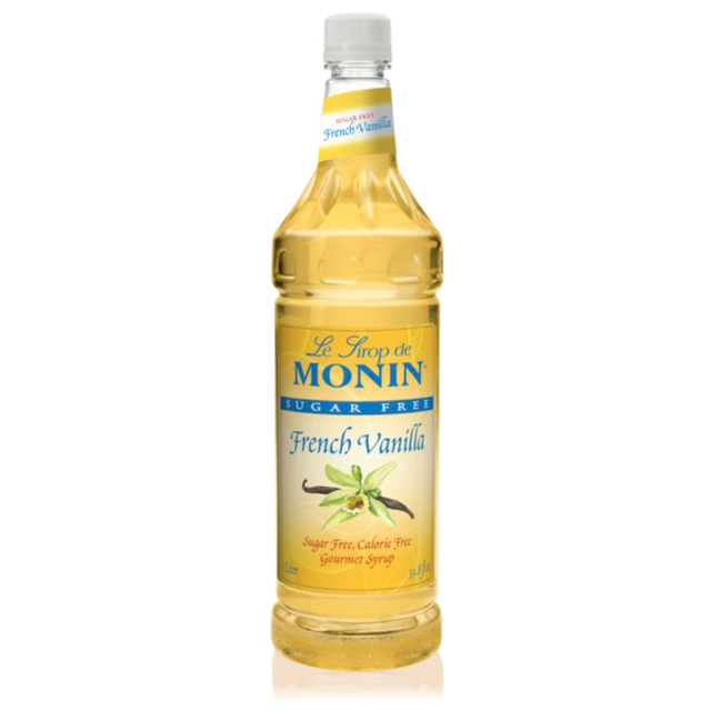 MONIN JARABE FRENCH VANILLA SUGAR FREE 1 LT PET