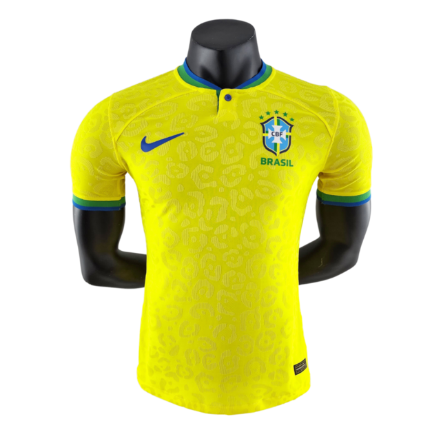 Camisa do Brasil Polo Listrada Verde Escuro Nike Torcedor Tamanho