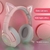 Auriculares Gamer Onikuma K9 Color Rosa con micrófono, cancelación de ruido, sonido envolvente y luz LED RGB - Qualli Servicios TI
