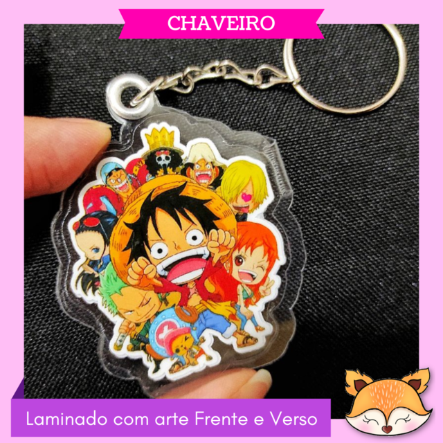 One Piece Chaveiros - Os Melhores Acessórios