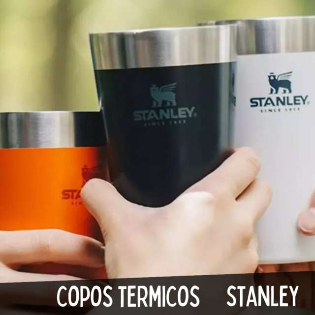 Copo Stanley Térmico Preto Com Tampa Café Água Cerveja 230ml