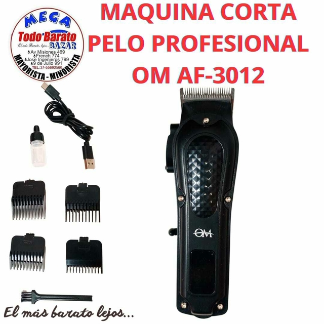 MAQUINA CORTA PELO PROFESIONAL OM AF 3012