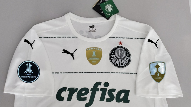 Camisa Palmeiras Jogador Away, Branco, PUMA