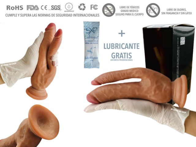 Dildo Doble Cabeza Penetracion Doble Tipo King Cock