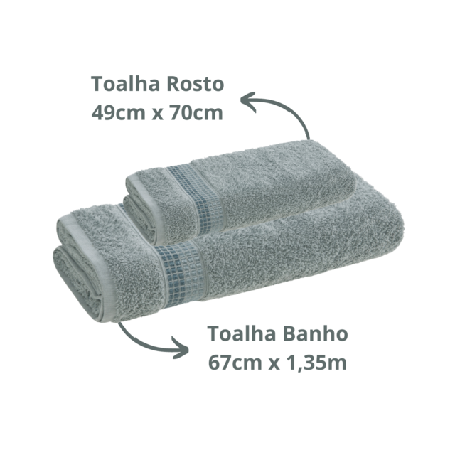 Toalha de Banho Karsten Dimer - Gramatura: 360g/m²