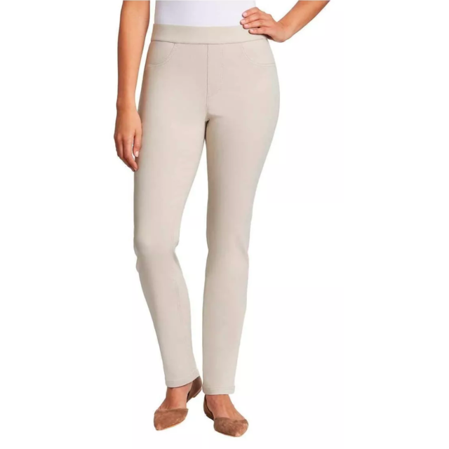 Gloria Vanderbilt pantal n stretch beige