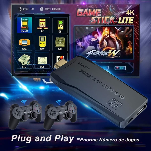 Game Stick 4k Como colocar mais jogos, passo a passo. 