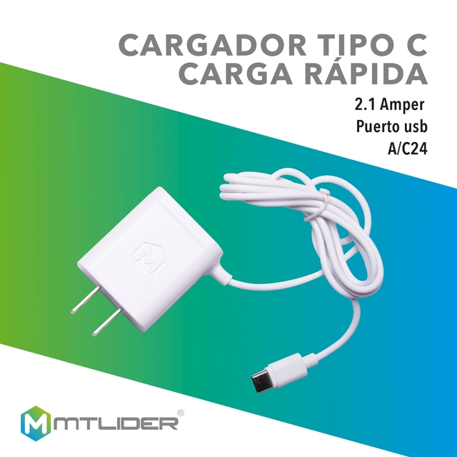 Cargador Multiple Usb Tipo C Carga Qi Rapida Con Pantalla - Mercado Lider