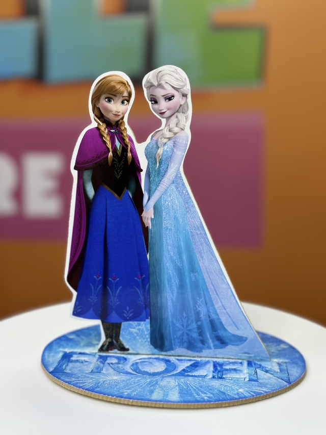 ADORNO CON BASE PARA TORTA FROZEN Comprar en Michelle