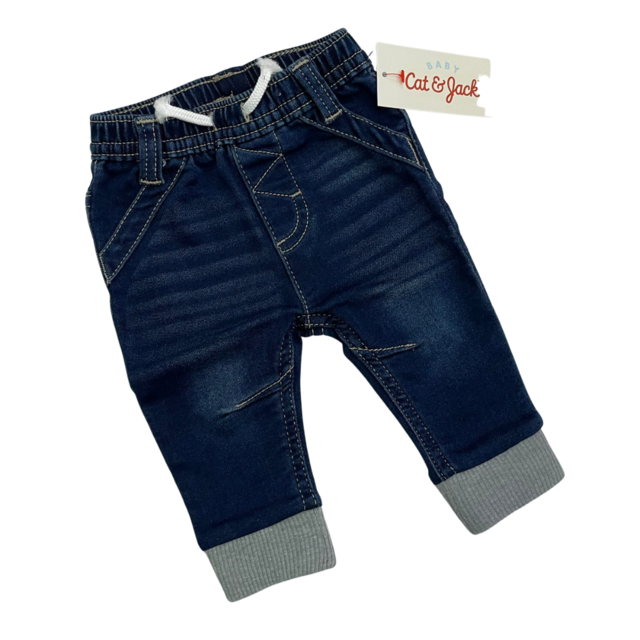 Calça jeans para bebê 2024 reborn