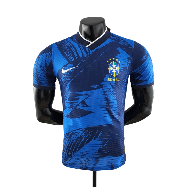 Camisa Retrô 2002 Seleção Brasileira II Nike Masculina - Azul