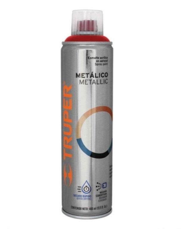 Pintura En Aerosol Oro Metalico Ml Truper Pam Or