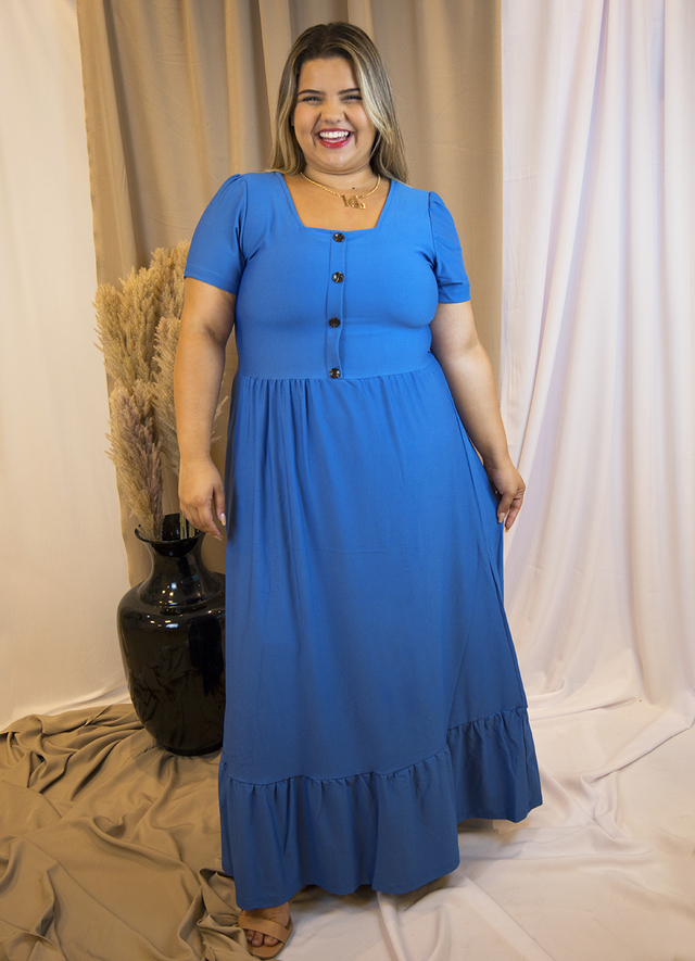 Vestido em best sale malha plus size