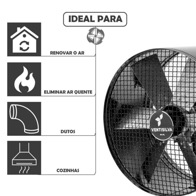 Exaustor Ind Axial E T Trif Sico Cm Ventisilva