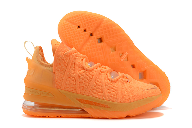 Nike lebron sales 18 Orange