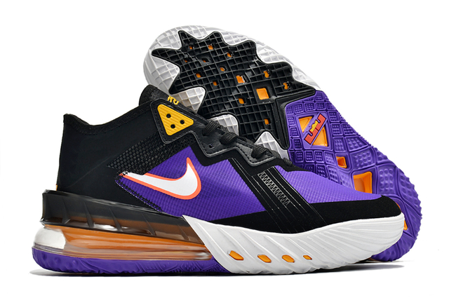 Nike lebron 18 cheap low purple