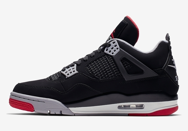 Jordan 4 store bred 2019 men's