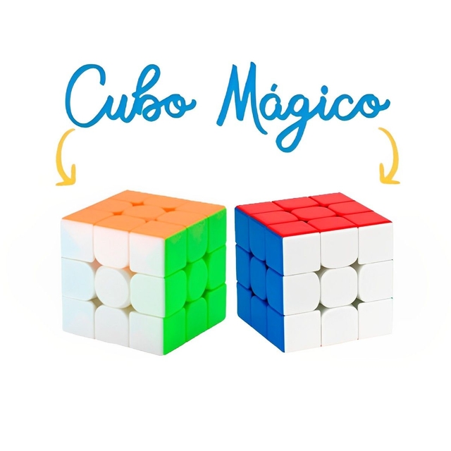 Cubo Mágico 3x3 Original Profissional Colorido Anti Stress