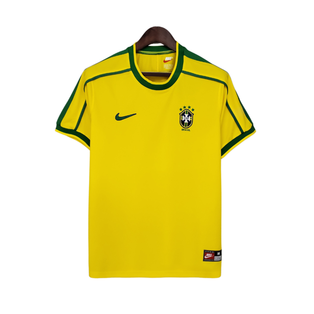 Camisa Brasil Retrô Preta Masculina