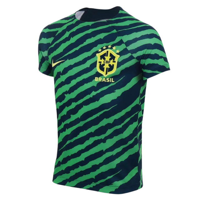 Camisa Seleção Brasileira Pré-Jogo 2022 Torcedor Nike Masculina