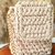 Bolsa de crochê mini bag com tampa e alça transversal - Preto - comprar online