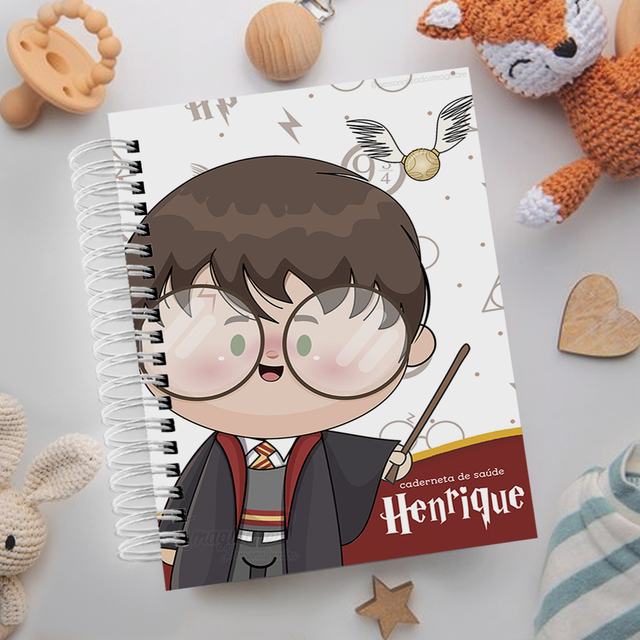 Caderneta De Sa De Personalizada Harry Potter