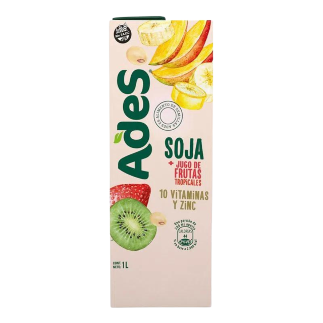 Ades Soja Jugo De Frutas Tropicales Lt