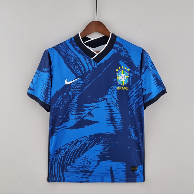 Camisa Seleção Brasileira 22/23 Torcedor Nike Masculina - Azul