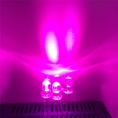10 Unidades Led Cristal Pink 5mm 20ma - comprar online